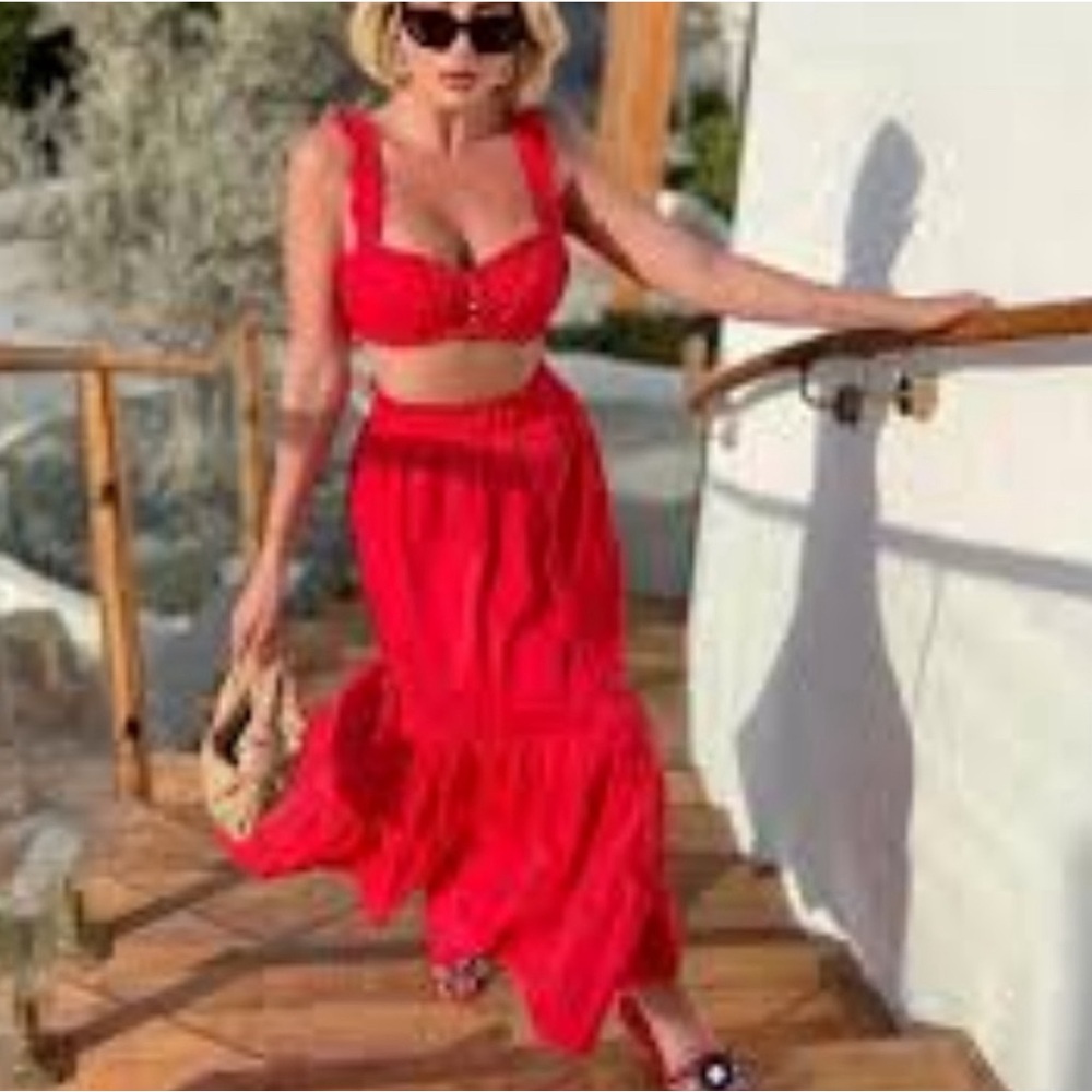 Alamour the Label: SOLD OUT matching Ember set// RED